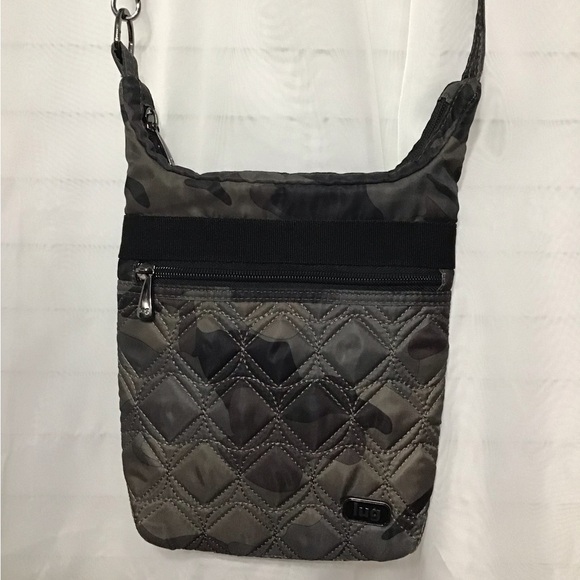 lug Handbags - Lug Skipper Adjustable Crossbody Bag, Purse, Quilted Camo Design RFID